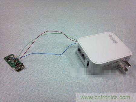 DIY:自制自帶電池供電的無線路由器