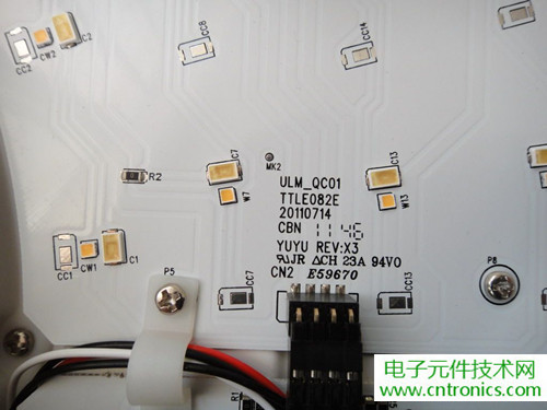 高端大氣上檔次!智能遙控調光LED吸頂燈拆解